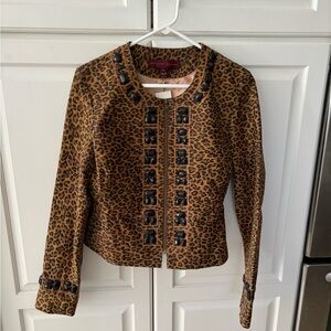 Leopard‎ jacket by Margaret Godfred.